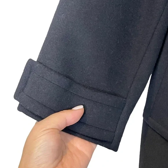 Lauren Ralph Lauren Womens Wool Blend Mock Neck Black Winter Coat Size XXL - Picture 7 of 14